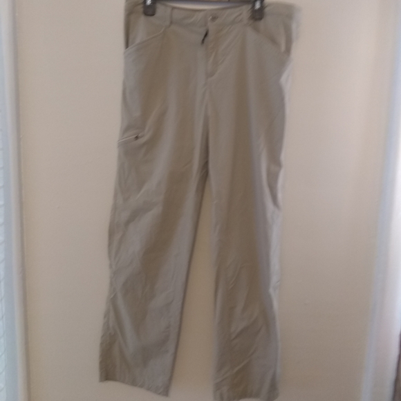 Patagonia Tan Khaki Quandary Nylon Convertible Pants Size 14 - Picture 3 of 10